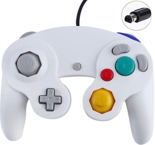 [New] Controller for Nintendo Gamecube and Wii (white) - Gameroom.fi