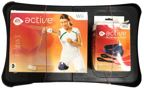 EA Sports Active & Accessory Pack & Balance Board BUNDLE - Nintendo Wii [used]