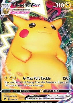 Pokémon TCG: Pikachu VMAX 44/185 - Sword & Shield Vivid Voltage