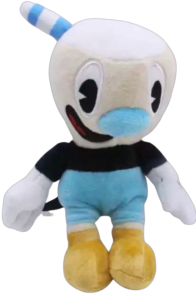 Mugman plushie 25cm