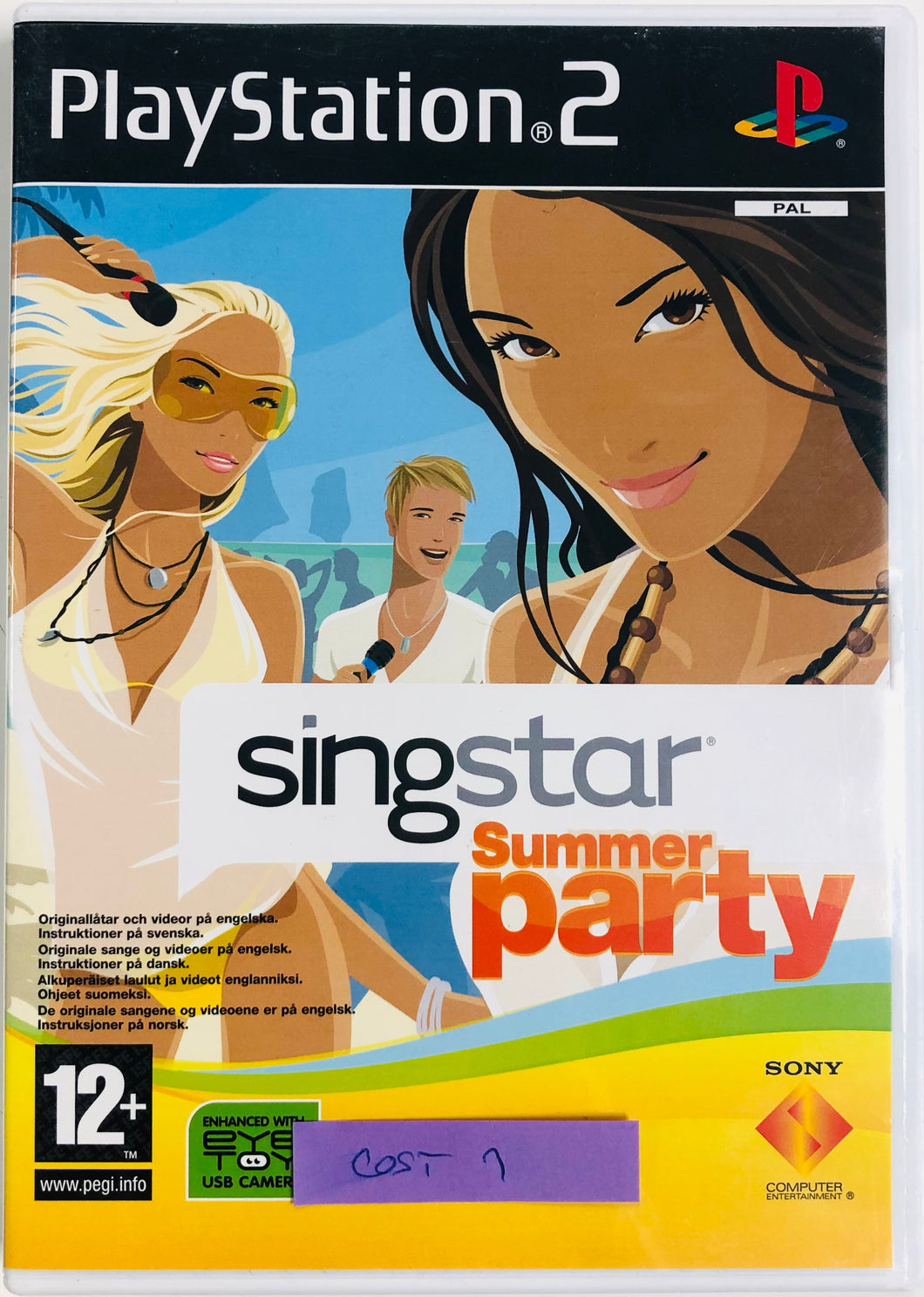 PS2 - Singstar Summer Party - PlayStation 2 [used]