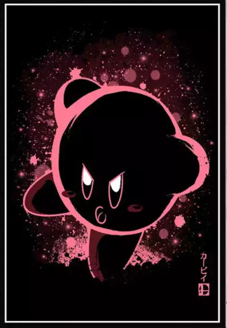 Kirby - Canvas poster 20cm x 15cm