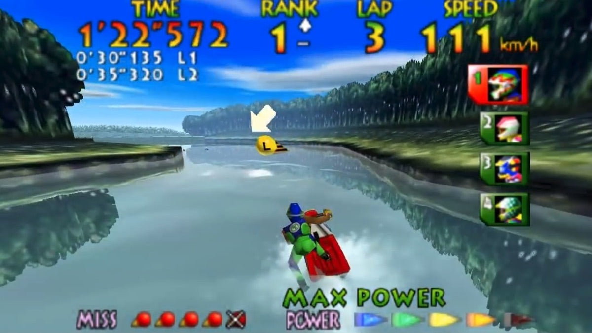 N64 - Wave Race 64 (Loose) - Nintendo 64 [used]