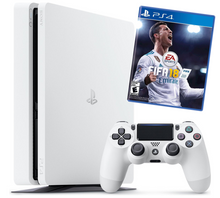 Load image into Gallery viewer, PS4 - PlayStation 4 slim 500GB White + FIFA 18 [used]
