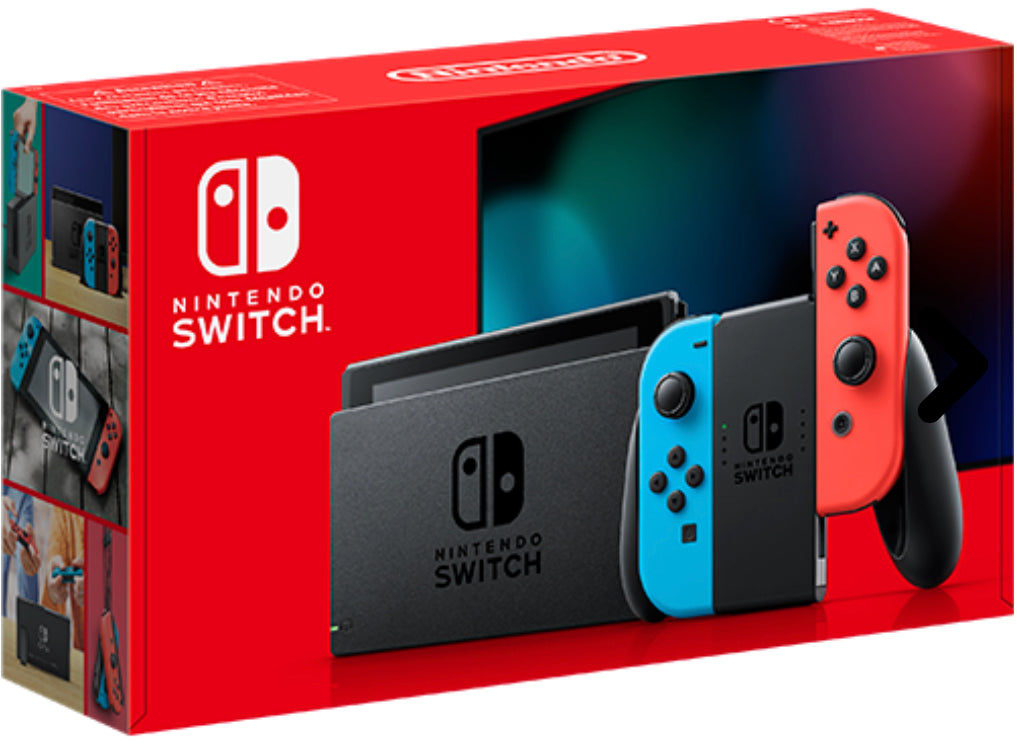 Nintendo Switch V2 (red&blue joy-cons)