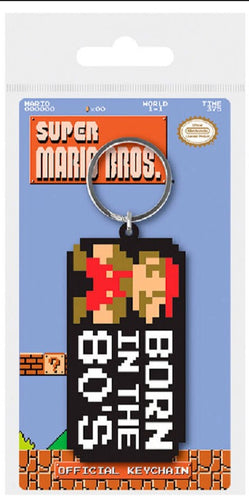 Super Mario Bros - Born in the 80s Keychain