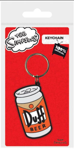 The Simpsons - Duff Keychain