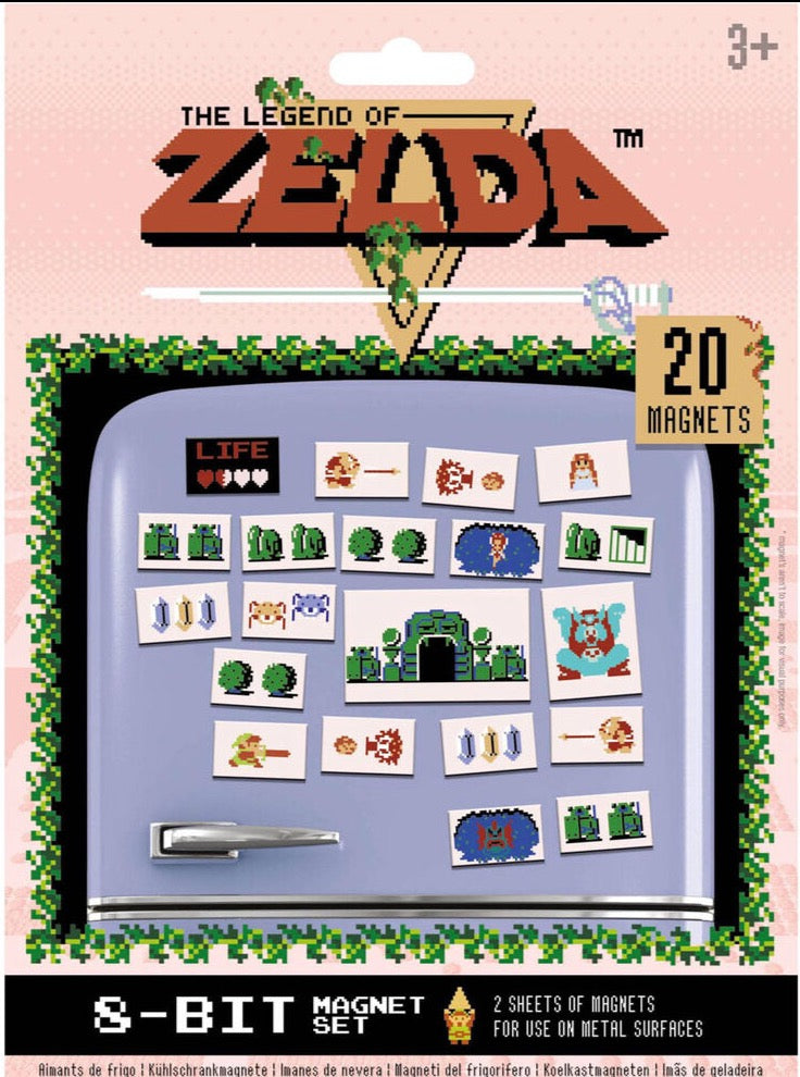 The Legend Of Zelda Magnets (Set of 20)