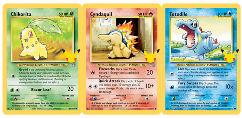 Pokémon TCG: Pokémon Johto Starter Pack JUMBO Cards