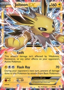 Pokémon TCG: Jolteon EX 28/83 - X&Y Generations