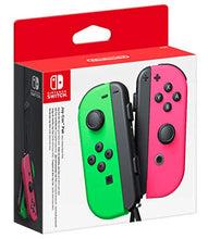 Load image into Gallery viewer, Neon Green/Neon Pink - Wireless Joy Con controllers for Nintendo Switch [used]
