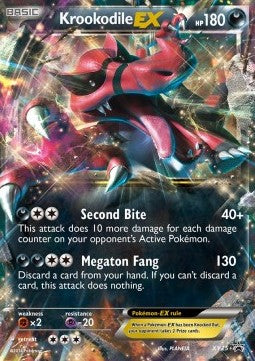 Pokémon TCG: Krookodile EX XY25 - X & Y Promos