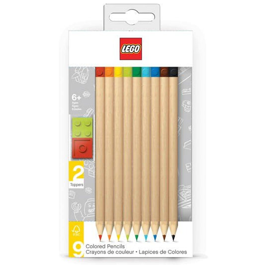 LEGO Stationery - 9 Colored Pencils