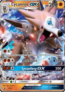 Pokémon TCG: Lycanroc GX SM14 - Sun & Moon Promos