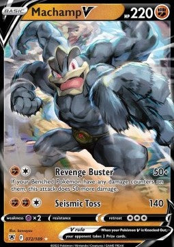 Pokémon TCG: Machamp V 72/189 - Sword & Shield Astral Radiance