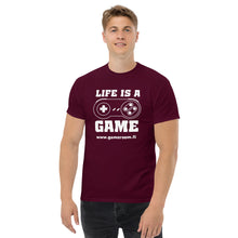 Load image into Gallery viewer, LIFE IS A GAME Men&#39;s heavyweight tee
