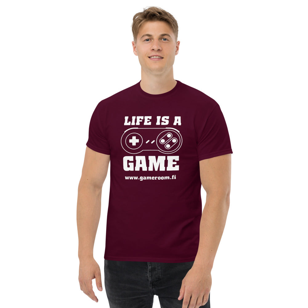 LIFE IS A GAME Men's heavyweight tee