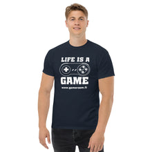 Load image into Gallery viewer, LIFE IS A GAME Men&#39;s heavyweight tee
