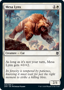 Magic the Gathering - Mesa Lynx - Zendikar Rising (FOIL)