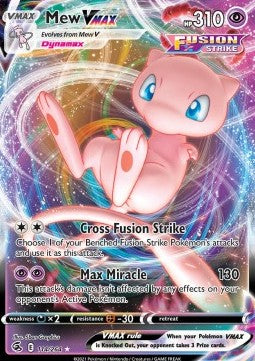 Pokémon TCG: Mew VMAX 114/264 - Sword & Shield Fusion Strike