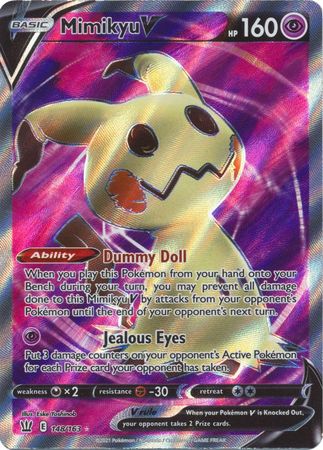 Pokémon TCG: Mimikyu V 148/163 - Sword & Shield Battle Styles