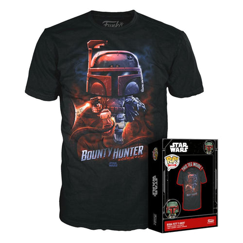 Funko POP! & T-Shirt: Star Wars Mini Boba Fett #427 (S)