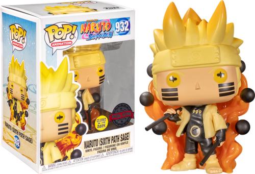 Funko Pop! Naruto Shippuden - Naruto (Sixth Path Sage Glow) #932