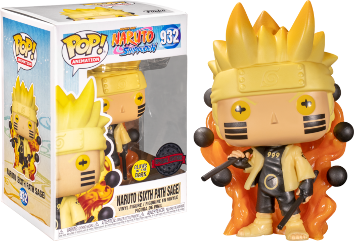 Funko Pop! Naruto Shippuden - Naruto (Sixth Path Sage Glow) #932