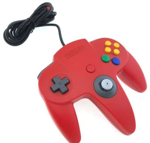 Original controller (RED) for N64 - Nintendo 64 [used]