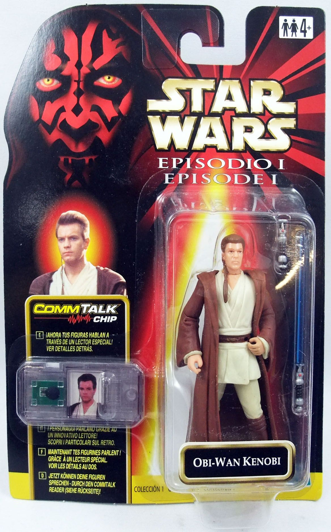 Star Wars Episode I Figure: Obi-Wan Kenobi (Naboo) with CommTalk chip