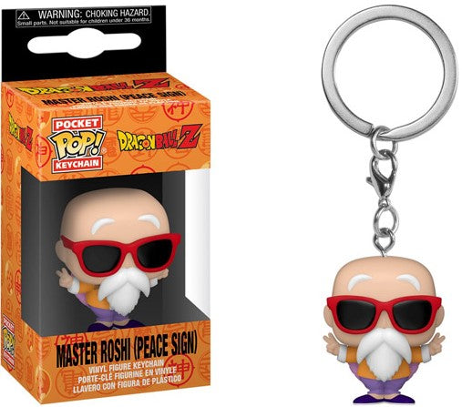 Funko Pop! Keychain - Master Roshi (Peace Sign)