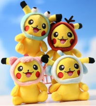 Load image into Gallery viewer, Pokémon - Pikachu Cosplay baghanger plushie
