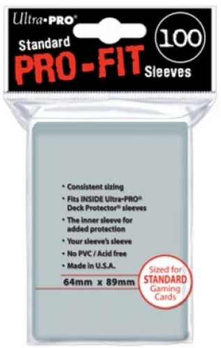 Ultra Pro - Pro-Fit Standard sleeves (100 Sleeves)