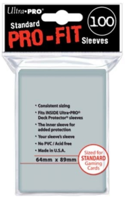 Ultra Pro - Pro-Fit Standard sleeves (100 Sleeves)