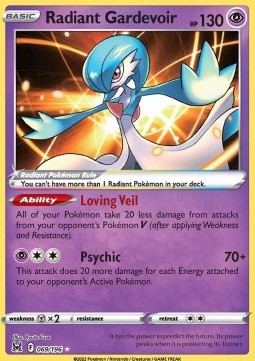 Pokémon TCG: Radiant Gardevoir V 69/196 - Sword & Shield Lost Origin