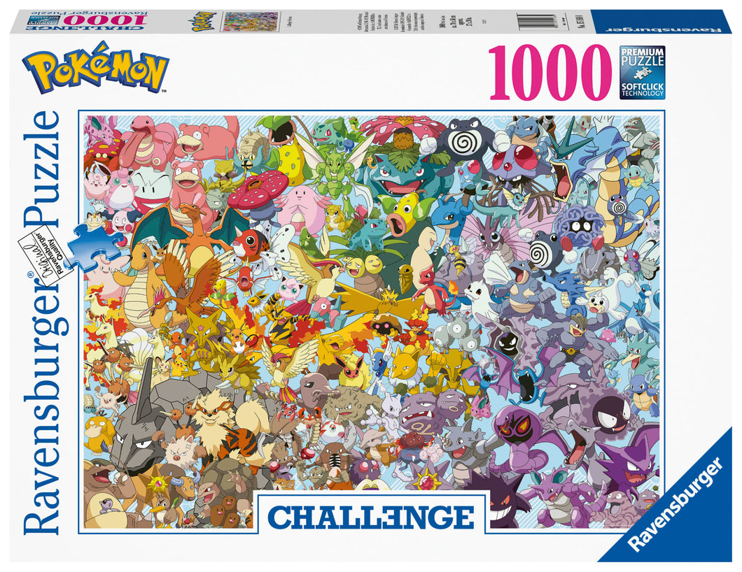 Ravensburger Puzzle 1000 - Challenge - Pokémon