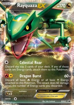 Pokémon TCG: Rayquaza EX BW47 - Black & White Black Star Promos