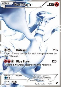 Pokémon TCG: Reshiram 113/114 - Black & White