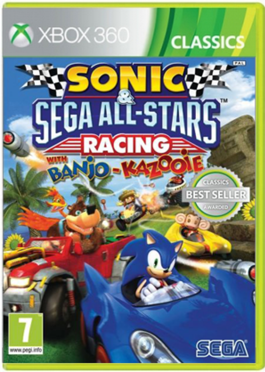 [New] Sonic & SEGA All-Stars Racing w. Banjo & Kazooie (Classics) - Xbox 360