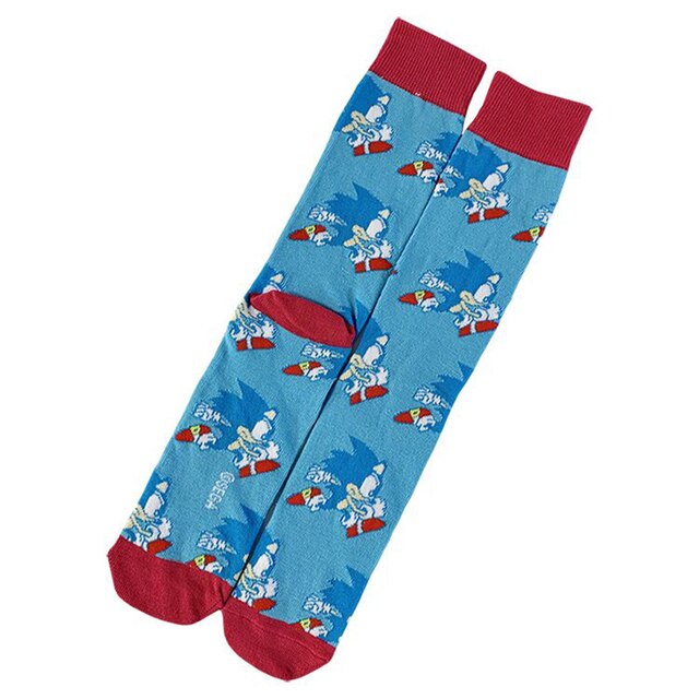 Running Sonic Socks (Red/Blue)