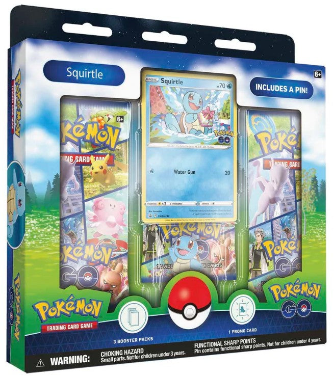 Pokémon TCG - Pokémon Go Pin Collection Box (Squirtle)