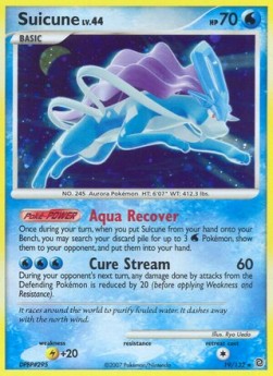 Pokémon TCG: Suicune Lv.44 19/132 - Secret Wonders