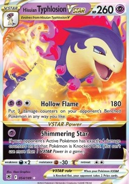 Pokémon TCG: Hisuian Typhlosion VSTAR 54/189 - Sword & Shield Astral Radiance