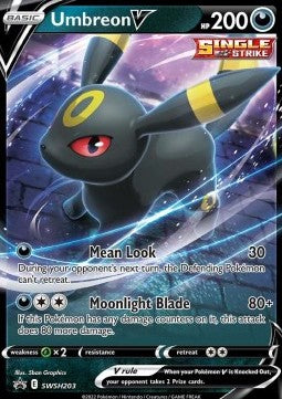 Pokémon TCG: Umbreon V SWSH203 - Sword & Shield Black Star Promos