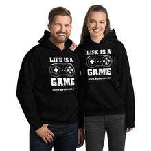 Load image into Gallery viewer, LIFE IS A GAME Unisex Hoodie
