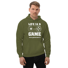 Load image into Gallery viewer, LIFE IS A GAME Unisex Hoodie
