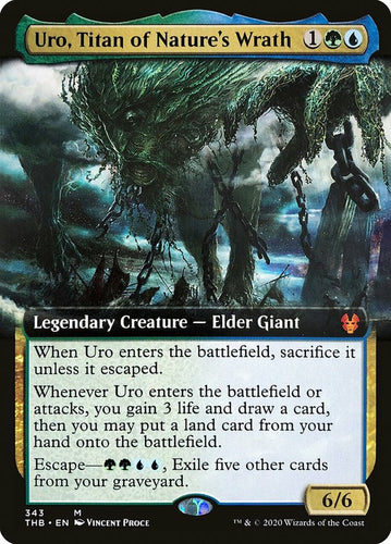 Magic the Gathering - Uro, Titan of Nature's Wrath - Theros Beyond Death