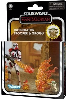 Star Wars The Vintage Collection Figure: Deluxe Incinerator Trooper & Grogu