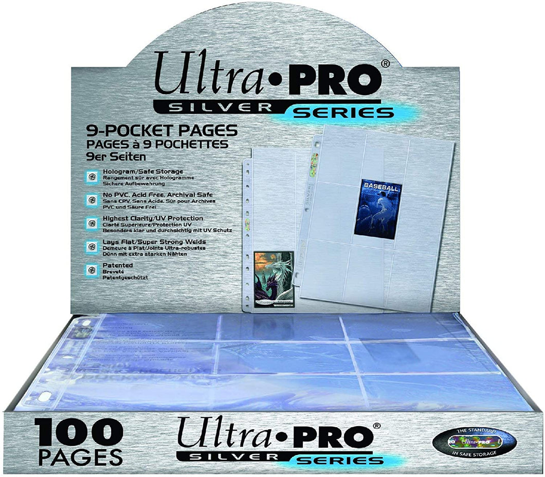 Ultra Pro 9-Pocket Page Silver Series