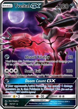 Pokémon TCG: Yveltal GX 79/131 - Sun & Moon Forbidden Light